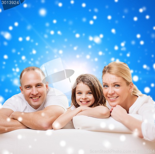 Image of happy family at home