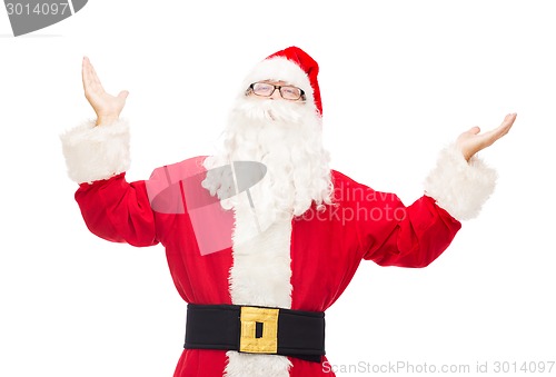 Image of man in costume of santa claus