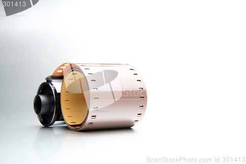 Image of film roll closeup