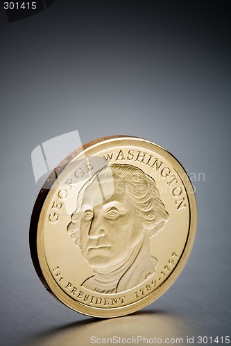 Image of dollar coin George Washington