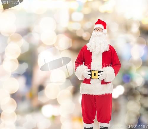 Image of man in costume of santa claus