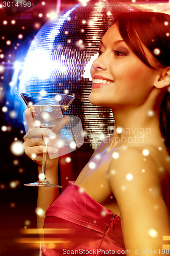 Image of woman with cocktail