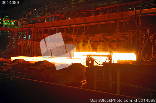 Image of Scenes in steel mill