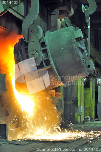 Image of Working in a foundry