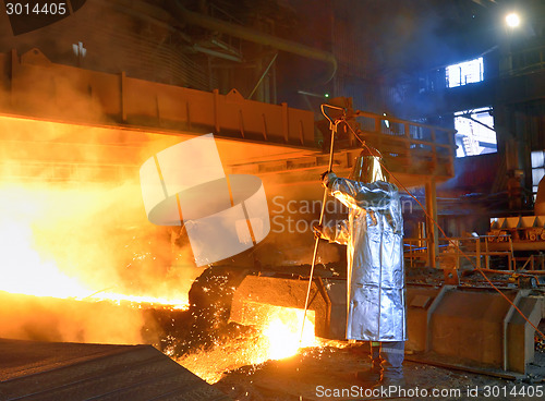 Image of A steel worker 