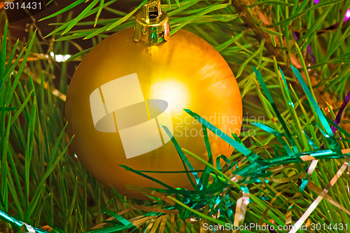 Image of 	Beautiful decorations for the Christmas tree