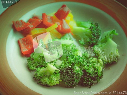 Image of Retro look Vegetable food