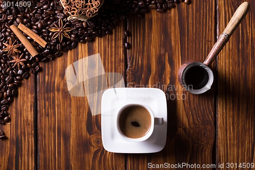 Image of Coffee table, top view