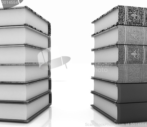 Image of The stack of books