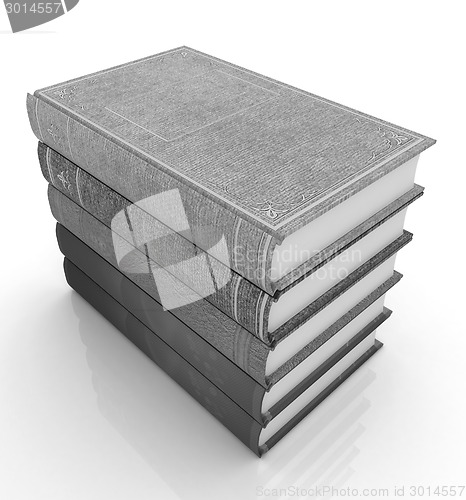 Image of The stack of books 