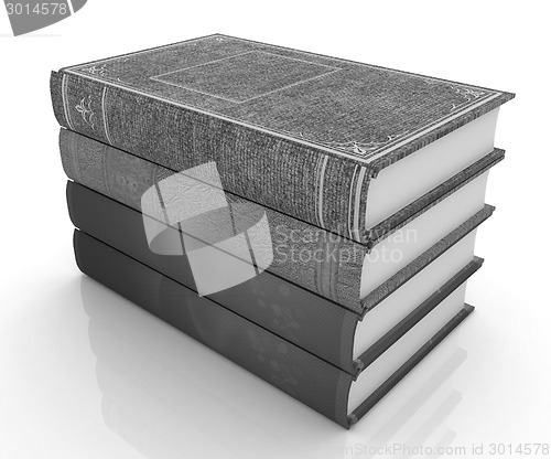 Image of The stack of books 