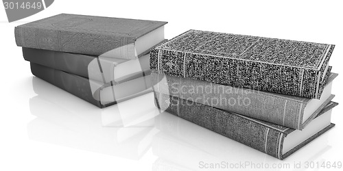 Image of The stack of books