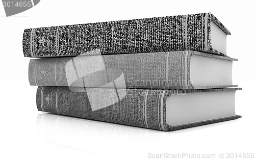 Image of The stack of books