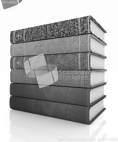 Image of The stack of books