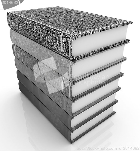 Image of The stack of books