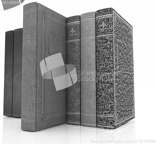 Image of The stack of books