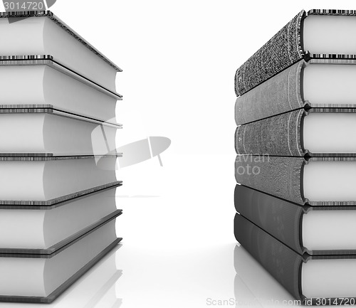 Image of The stack of books