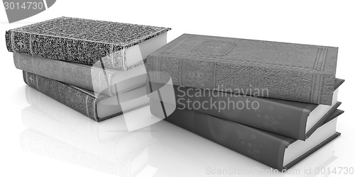 Image of The stack of books