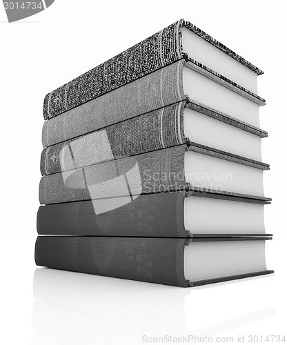 Image of The stack of books