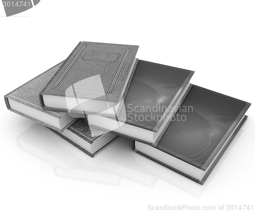 Image of The stack of books