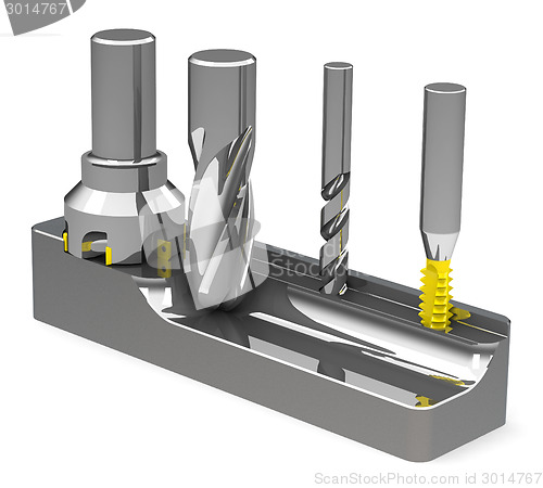 Image of the milling cutters