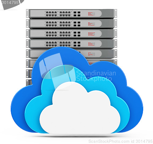 Image of the cloud server