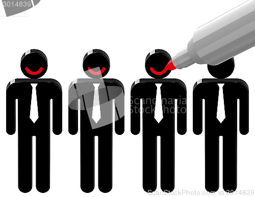 Image of The happy businessmen