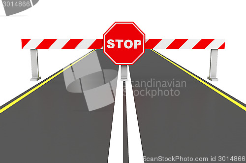 Image of the stop sign