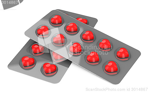 Image of the heart pills