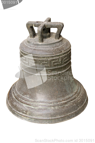 Image of isolated old church bell