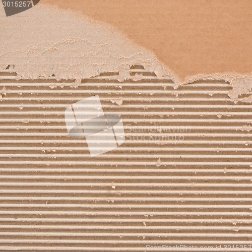 Image of Torn corrugated cardboard.