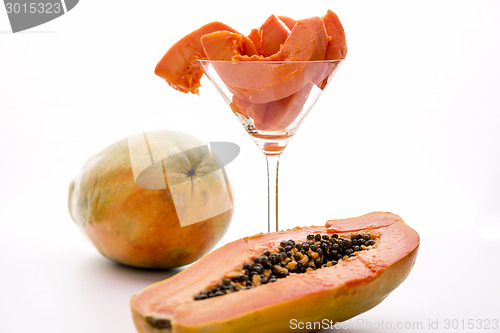 Image of Papaw fruit - full of provitamin A carotenoids
