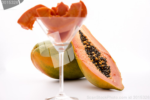 Image of Globose body and tangerine pulp - Papaya
