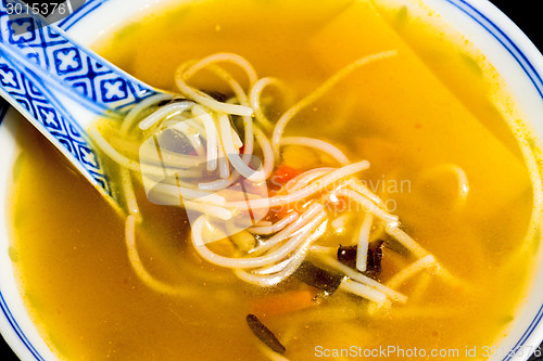 Image of Asian noodle soup