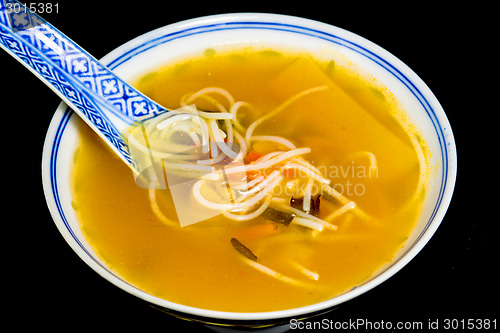 Image of Asian noodle soup