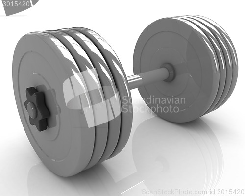 Image of Colorful dumbbell 