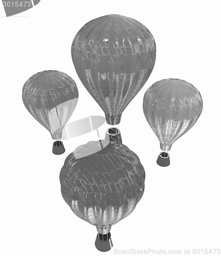 Image of Hot Air Balloons with Gondola