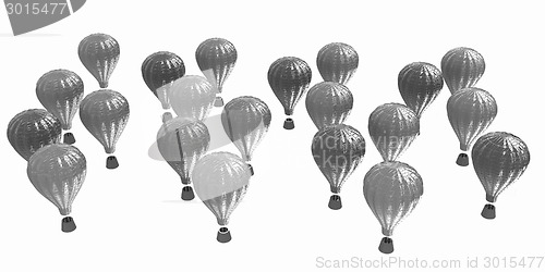 Image of Hot Air Balloons with Gondola