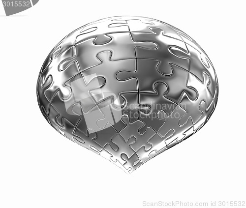 Image of Puzzle abstract sphere 