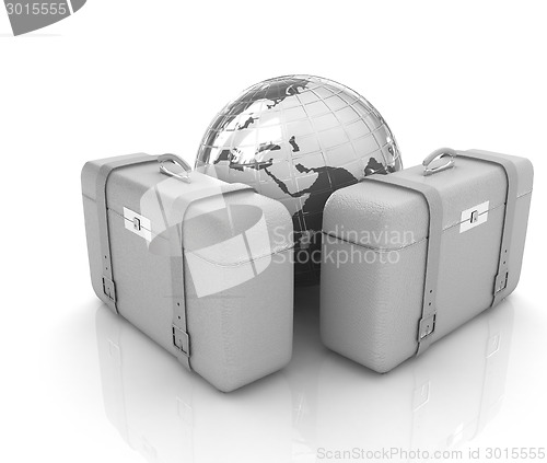 Image of suitcases for travel 