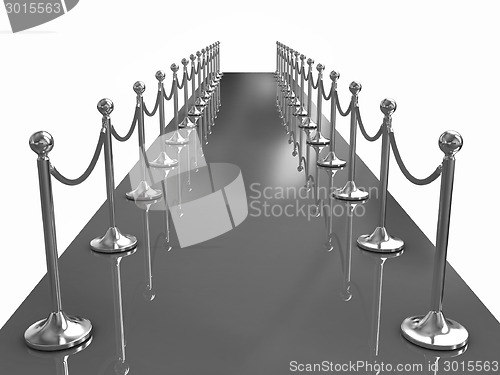 Image of 3d illustration of path to the success 