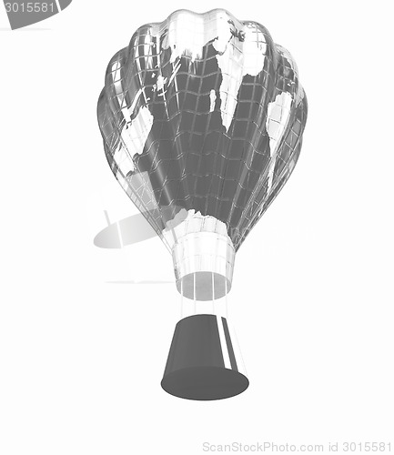 Image of Hot Air Balloons as the earth with Gondola