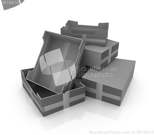 Image of Cardboard boxes 