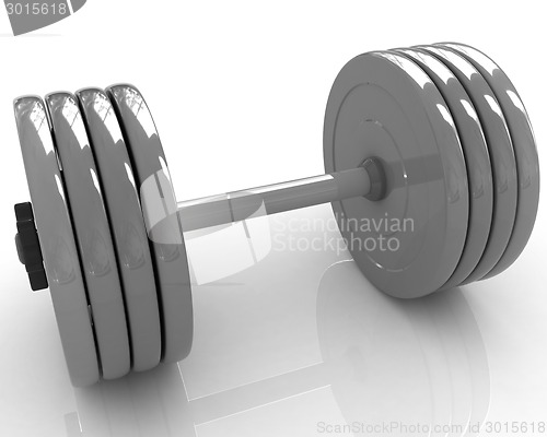 Image of Colorful dumbbell 