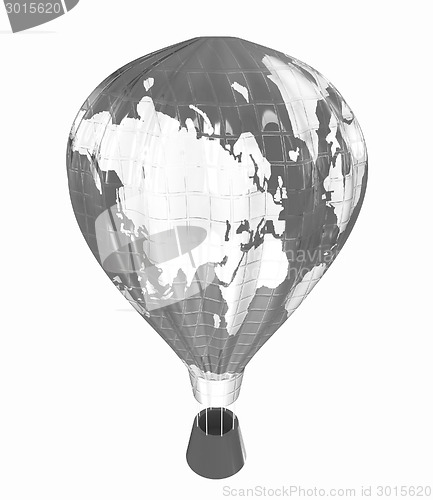 Image of Hot Air Balloons as the earth with Gondola