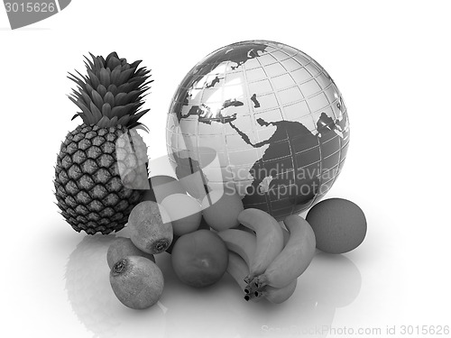 Image of Citrus and earth. Global 