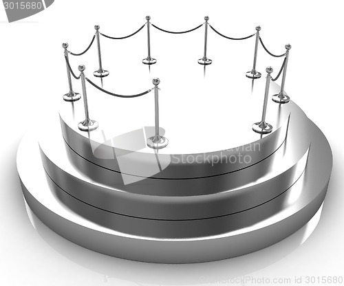 Image of Gold podium 3d 