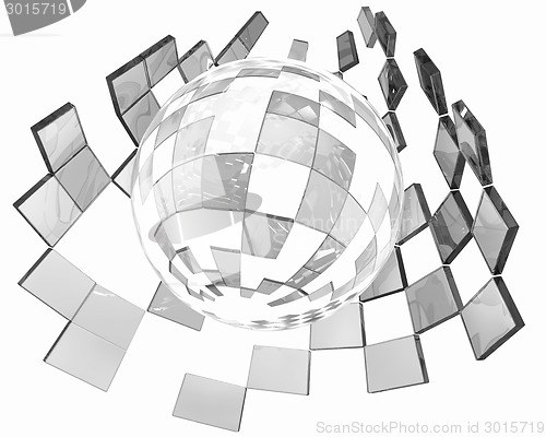 Image of Square frame background - Design Concept 