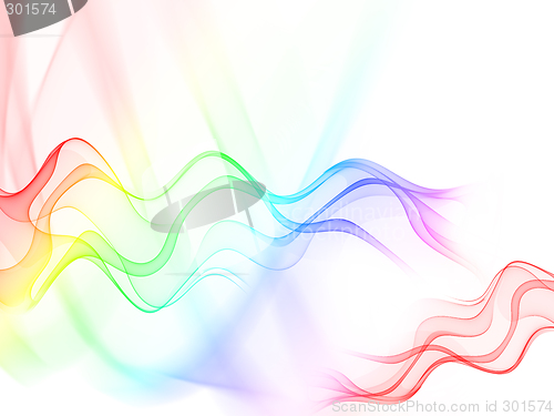 Image of Color wavy