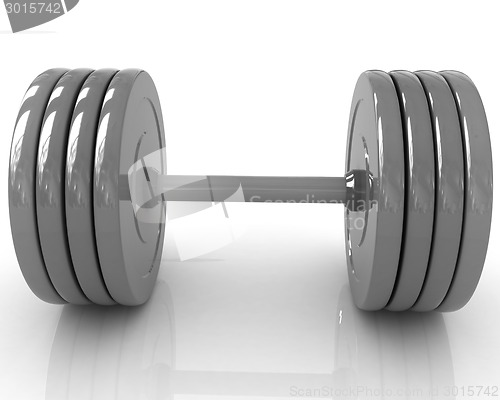Image of Colorful dumbbell 